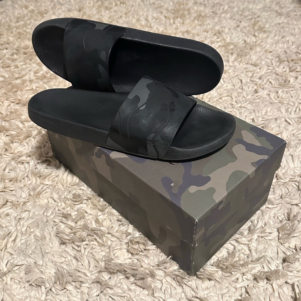 Valentino Slider ‘Black Camouflage’ Men’s Size 45 (US 12)